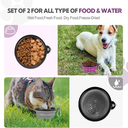 Folding Portable Dog Bowl