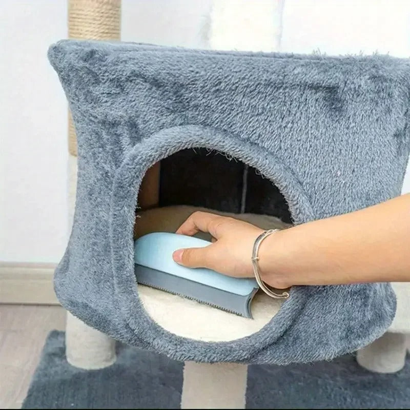 Pet hair cleaning brush