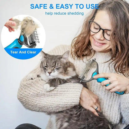 Stainless Steel Pet Deshedding Brush