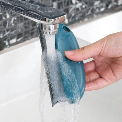 Pet hair cleaning brush